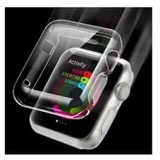 Capa Case FECHADA Silicone Tpu Apple Watch Series Proteção para seu Smartwatch Relogio Inteligente
