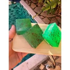 kit 3 sabonete artesanal de erva doce e capim limão 80g
