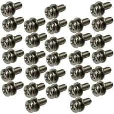 100 Parafuso Cabeça Panela Phillips M4 X 12mm Inox Arruela