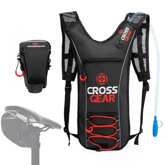 Mochila Esportiva Hidratação Ciclismo Bolsa Selim Bike