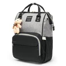 Bolsa Maternidade Mochila Térmica Gancho Carrinho Bebês Madami
