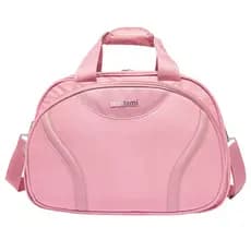 Bolsa Rosa Mala Nécessaire Alça Dupla Madami
