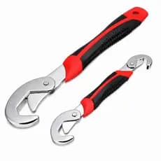 Conjunto 2 Chaves Para Tubos Universal Boca Mestra 9 A 32mm Aço GJ-300-2