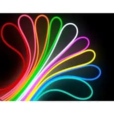 Fita LED Neon Flexível 5 Metros Mangueira IP65 à Prova d’Água, Com ou Sem Fonte de Energia