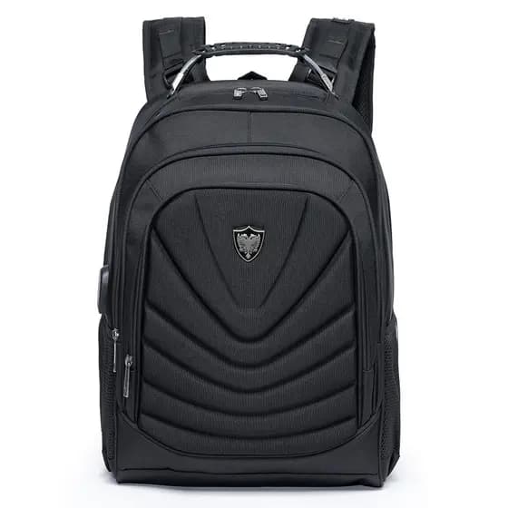 Mochila Cavalera Executiva Notebook Moderna Cabo De Aço Preta