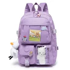 Mochila Bolsa Notebook Resistente Feminina Kawaii Ursinhos