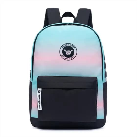 Mochila Escolar Hang Loose Espaçosa Passeio Reforçada