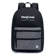 Mochila Escolar Hang Loose Masculina 18L Reforçada Espaçosa Casual