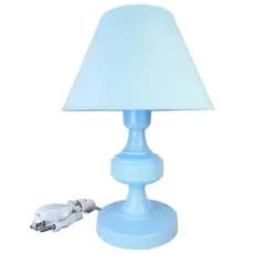 Abajur Infantil Azul para Quarto de Bebê Luminária Decorativa Infantil
