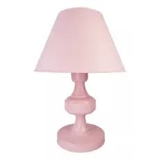 Abajur Infantil Rosa para Quarto de Bebê Menina Luminária Decorativa Criança e Bebê