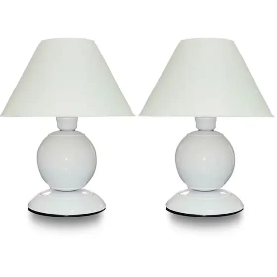 Par de Abajur com Design Moderno e Sofisticado para um Ambiente Aconchegante e Agradável