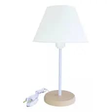 Abajur Infantil Luminária para Quarto de Bebê Menina e Menino – Cor Branco
