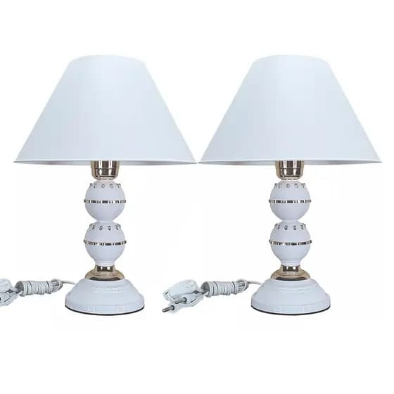 Par de Abajur Moderno Luminária Decorativa Ideal Para Quarto Sala e Escritório
