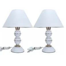 Par de Abajur Moderno Luminária Decorativa Ideal Para Quarto Sala e Escritório