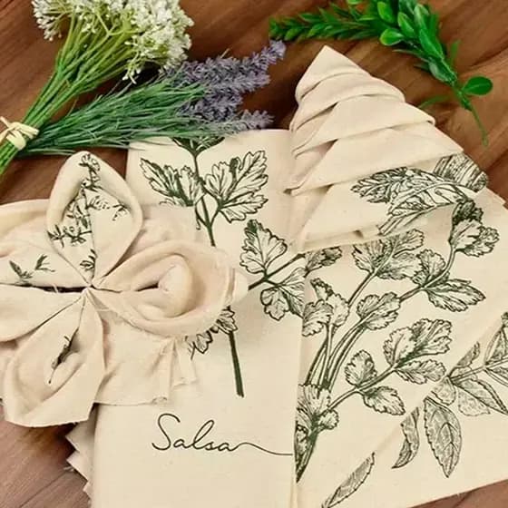 Kit Panos de Prato Rustico Estampado 72x45cm Para Cozinha Artesanato Pintura Decoração