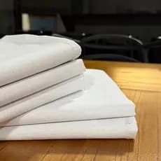 Kit Panos De Prato Grande Branco 72x45cm 100% Algodão