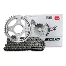 kit relação tenere 250 2009 em diante scud corrente com retentor transmissão