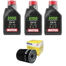 Kit Troca Óleo Motul 5100 10w40 4t 3l + Filtro Z300 Kawazaki