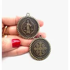 KIT - 3 Medalhas São Bento - Nº 462 (3 unidade) - 38 mm