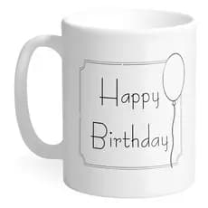 Caneca Aniversário Personalizada Presente Criativo Happy Birthday Cozinha