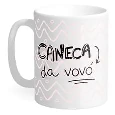 Caneca Porcelana Caneca da Vovó Personalizada com Foto