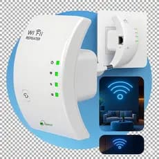 Repetidor Sinal Wifi 300mbps Amplificador Wireless Sem Fio Extensor Longo Alcance WPS