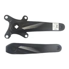 Braço Pedivela Para Coroa Única ou Dupla Ponta Quadrada BCD 104 175mm Bike MTB GTA