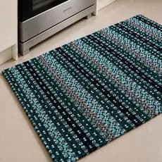 Tapete 100% Algodão 50x70 Lavável – Banheiro, Cozinha e Sala | Macio e Decorativo