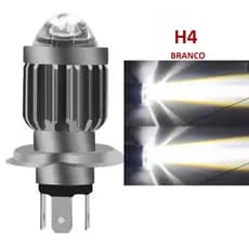 Lâmpada H4 Led Projetor Carro e Moto