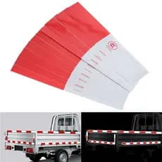Kit com 10 20 30 Faixa Refletiva para Lateral Caminhão Van Carreta Carretinha
