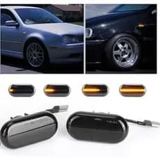 Par de Pisca LED Seta Sequencial Vw Golf Mk4 Amarock Polo Passat Lâmpada lateral Volkswagen