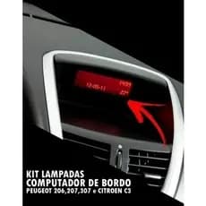 Kit 3 Lampadas Computador De Bordo Peugeot 206 207 307 E C3