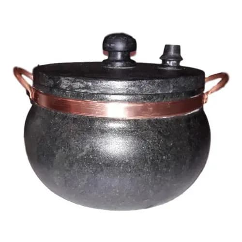 Panela De Pressão De Pedra, 6itros, Alça De Cobre