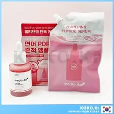 Soro Peptídeo Rosa Medicube PDRN 30ml + Recarga 50ml (Sem Caixa) Com Brindes