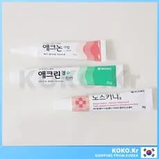 DONG-A Acnon 13g/Aclean 20g/Noscarna 10 20g Com Brindes