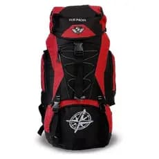 Mochila Camping Cargueira Trilha Escalada 70L Impermeável Reforçada + Bolsos - Clio MC3102