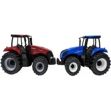 Kit 2 Trator Brinquedo Miniatura Magnum 340 + New Holland Agriculture