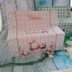 10 ou 30 Cinta Caixa de Bombom I Cinta Feliz Páscoa | Embalagem Decorativa para Bombom