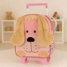 Mochila Escolar Infantil de Carrinho Bichinho Tamanho G – até 5 Anos