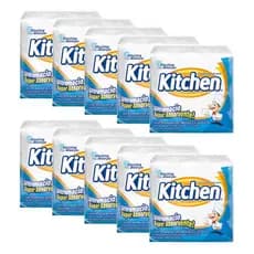 Kit 10 Guardanapos Kitchen 22,7x22,8cm Folha Simples 50un Por Pacote
