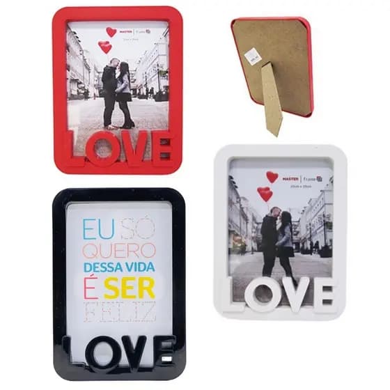 Porta Retrato Vertical 10x15 Love - Namorados