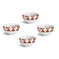 Jogo 6 Cumbucas Porcelana Fina Terramada — 500 ml | Sopa, Molhos e Sobremesas