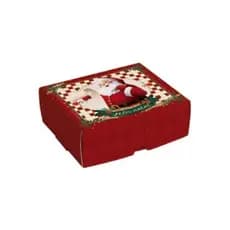 Caixa para 6 Brigadeiros Noel Classic 11x17x5