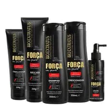Kit Força com Pimenta Bio Extratus 5 Produtos/Kit Completo Fortalecimento e Crescimento