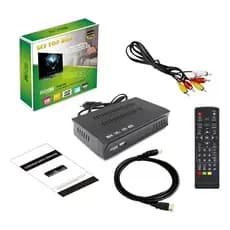 Conversor TV Digital Full HD 1080p com USB, HDMI e Controle Remoto