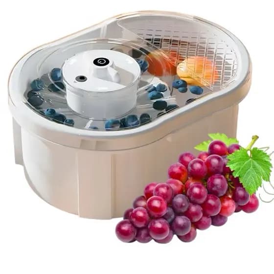 Máquina de Lavar Elétrica Autom á tica para Frutas, Vegetais e Frutos do Mar