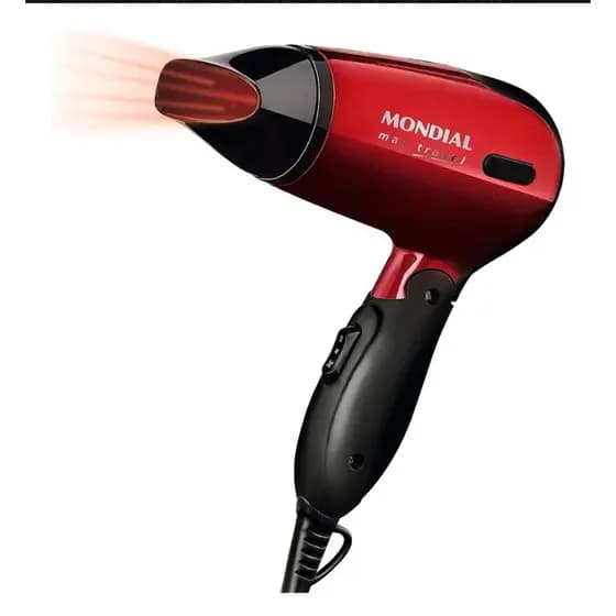 Secador De Cabelos Mondial Max Travel SC-10 1.200W Bivolt
