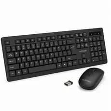Kit Teclado e Mouse Sem Fio Multilaser TC670 ABNT2 2.4GHz USB Preto com Teclado Numérico