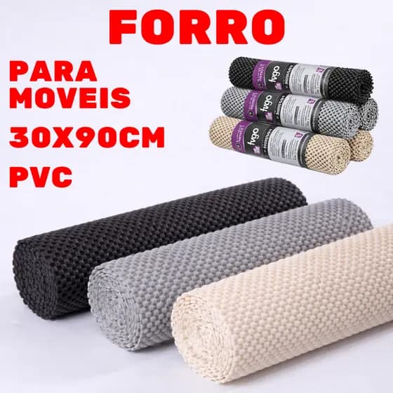 1 ou 3 Peças Tapete Antiderrapante 30x90cm PVC para Armários