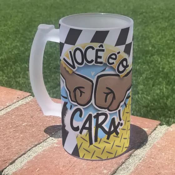 Caneca de Chopp Personalizada Presente Dia dos Pais - Você é O cara